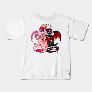Cynder & Ember the dragon V2 Kids T-Shirt